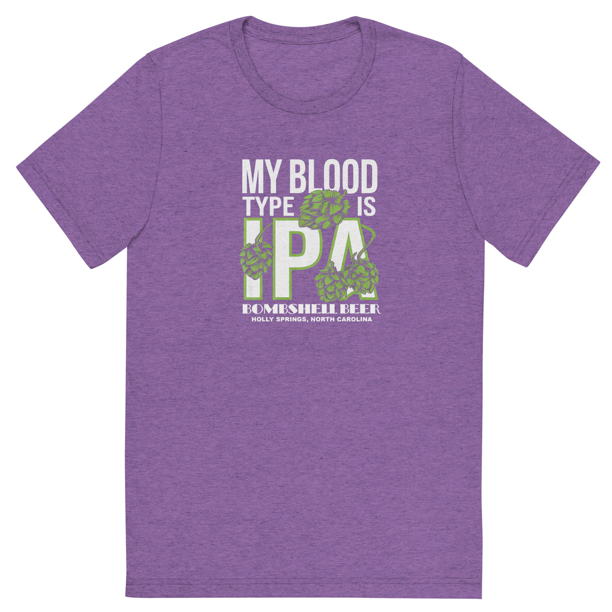 Unisex My Blood Type is IPA - Front Design – Bombshell Beer Company
